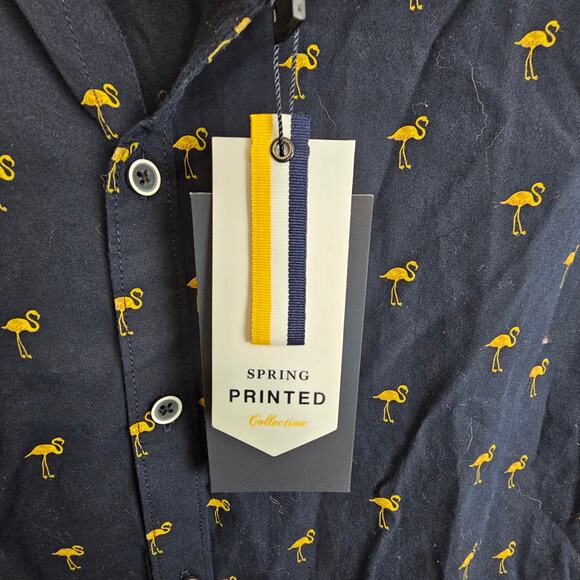 Cactus Man Ricky Singh Shirt Cactus Man Ricky Singh Button Down Shirt M Blue NEW - Picture 8 of 9